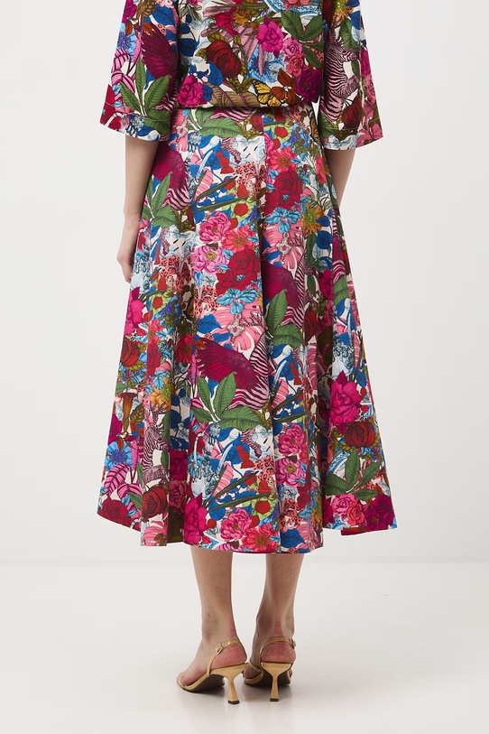 Medicine spódnica asymetryczna bawełniana multicolor RS26-SDD650