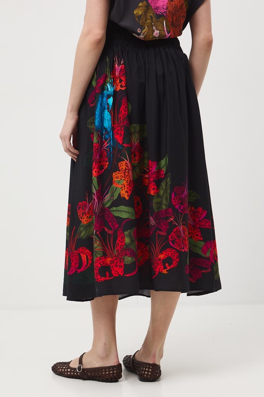 Medicine spódnica trapezowa z wiskozą multicolor RS26-SDD659