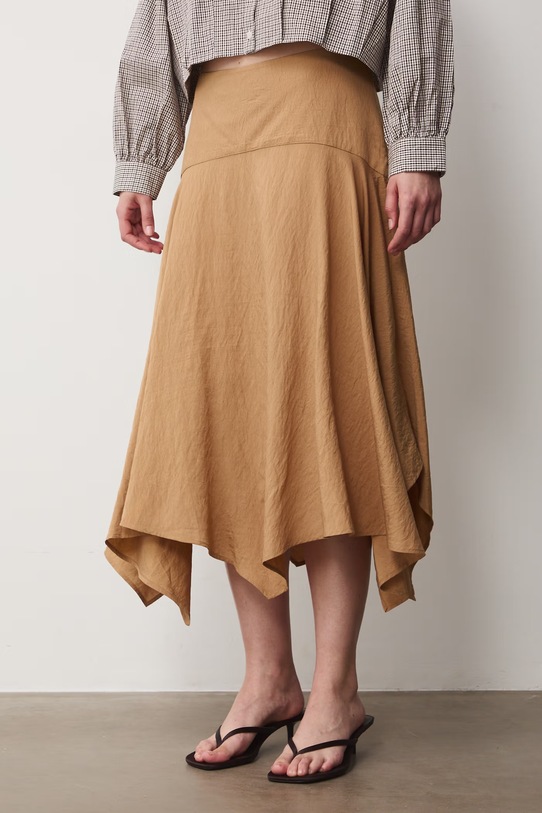 Medicine spódnica asymetryczna z modalem RS26-SDD701 beżowy RS26
