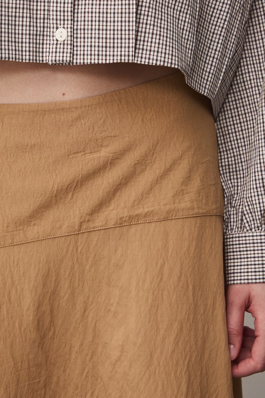 Medicine spódnica asymetryczna z modalem beżowy RS26-SDD701