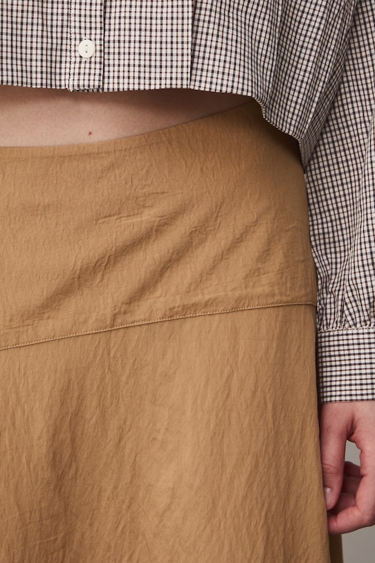 Asymetrická sukňa s modalom béžová RS26-SDD701