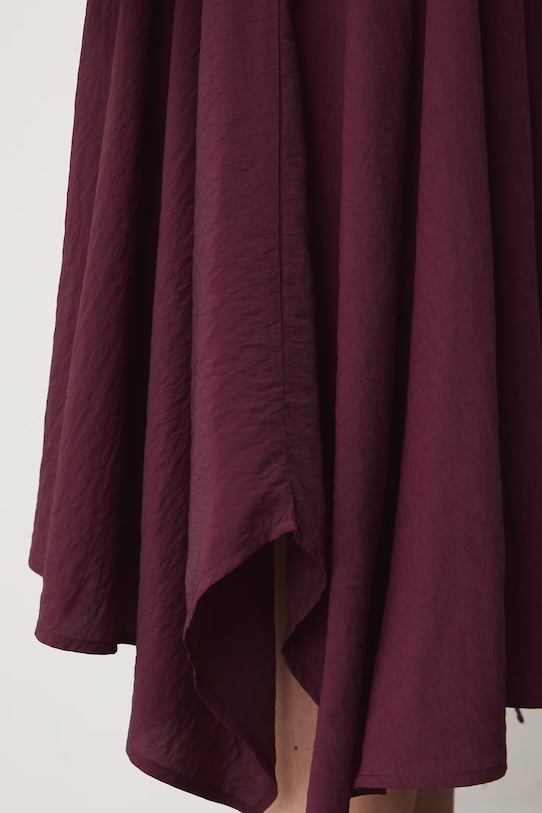 Medicine spódnica asymetryczna z modalem bordowy RS26-SDD701