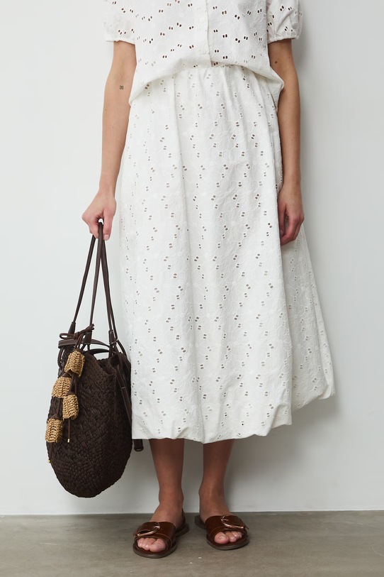 Medicine spódnica bombka bawełniana RS26-SDD703 biały RS26