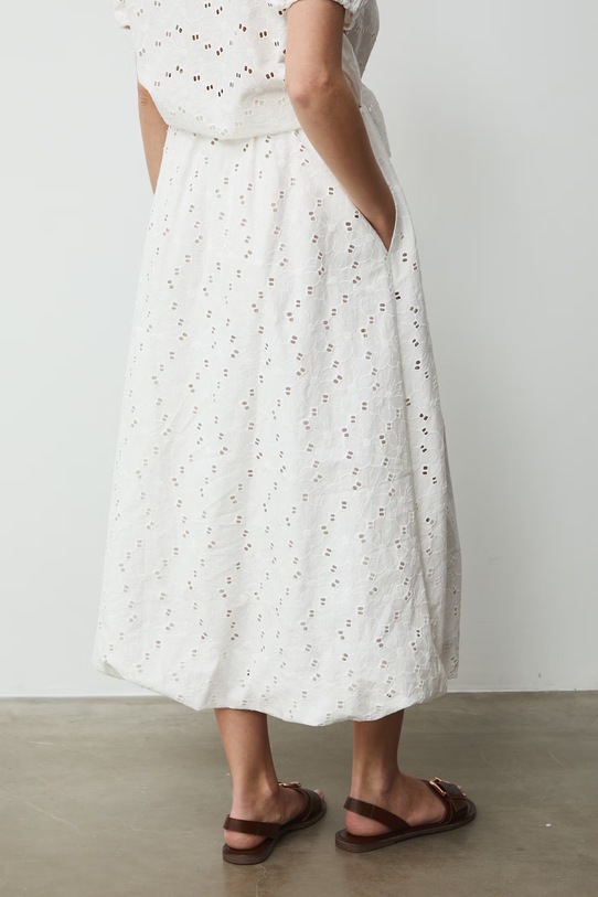 Odzież Spódnica bombka bawełniana RS26-SDD703 biały