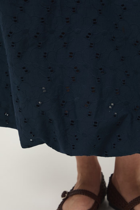 Spódnica bombka bawełniana RS26-SDD703 granatowy