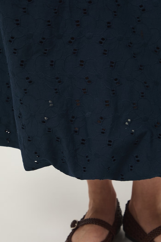 Spódnica bombka bawełniana RS26-SDD703 granatowy