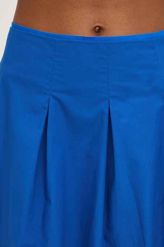 Spódnica bawełniana midi niebieski RS26-SDD805