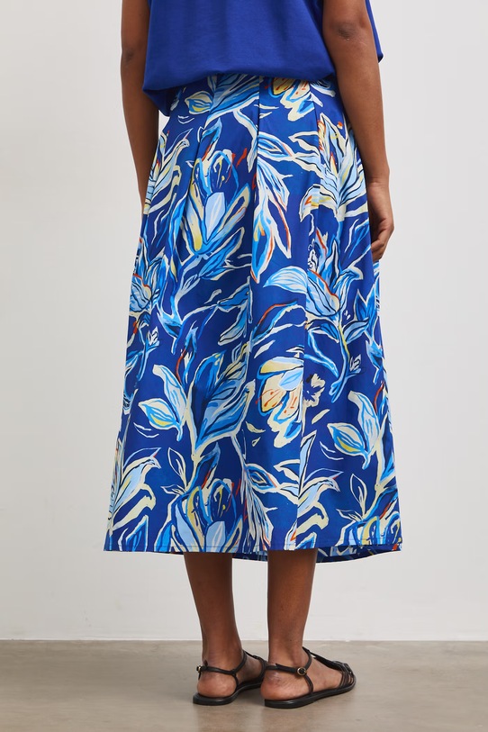 Odzież Spódnica bawełniana midi RS26-SDD805 granatowy