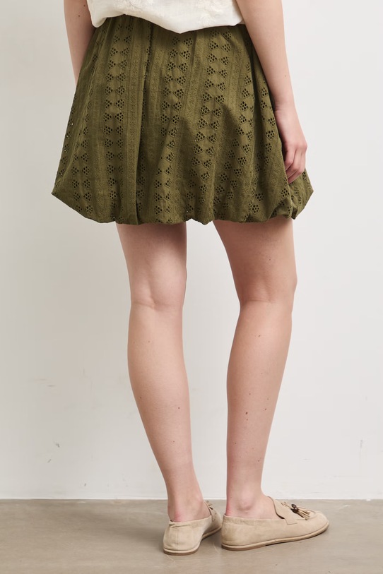 Odzież Spódnica bombka bawełniana RS26-SDD904 zielony