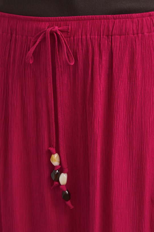 Spódnica trapezowa z wiskozą RS26-SDD905 czerwony