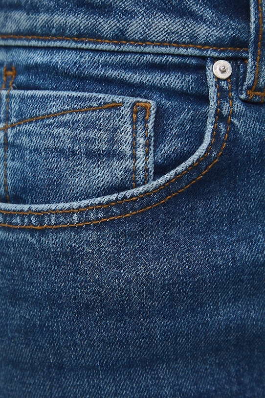 Jeansy mom fit damskie niebieski RS26-SJD030