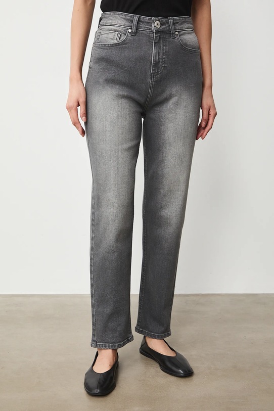 Medicine jeansy mom fit damskie RS26-SJD031 szary RS26