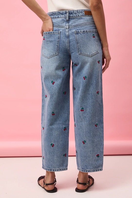 Odzież Medicine jeansy bawełniane RS26-SJD203 niebieski