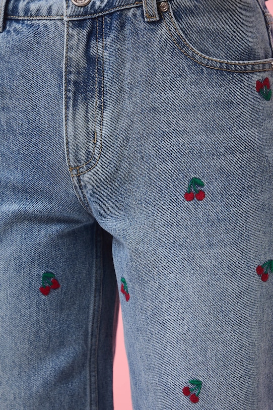 Medicine jeansy bawełniane niebieski RS26-SJD203