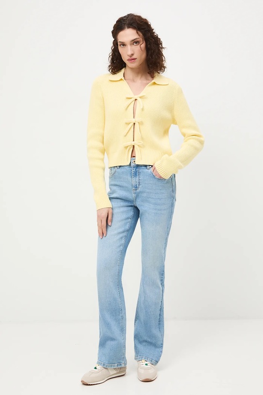 Medicine jeansy flare damskie RS26-SJD300 niebieski RS26