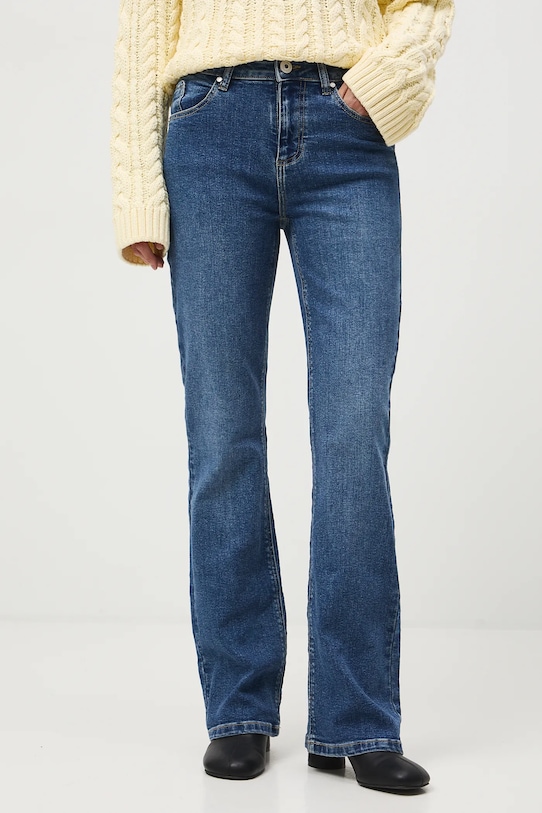 Medicine jeansy flare damskie niebieski RS26-SJD300