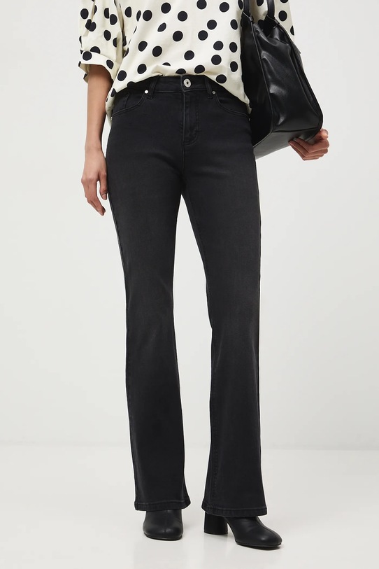 Medicine jeansy flare damskie czarny RS26-SJD301