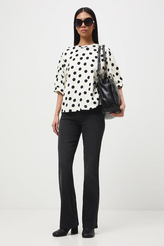 Medicine jeansy flare damskie RS26-SJD301 czarny RS26