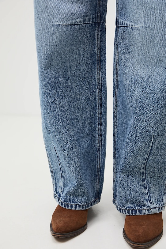 Medicine jeansy slouchy damskie niebieski RS26-SJD305