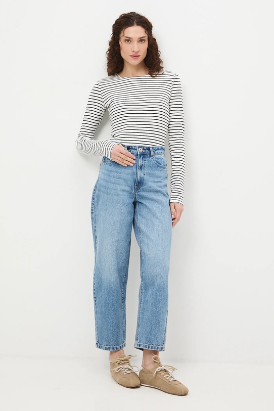 Medicine jeansy mom fit damskie RS26-SJD311 niebieski RS26