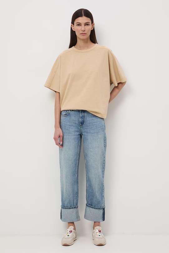 Medicine jeansy straight damskie niebieski RS26-SJD500