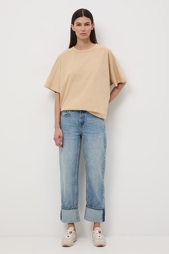 Medicine jeansy straight damskie niebieski RS26-SJD500