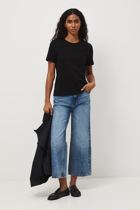 Medicine jeansy straight damskie RS26-SJD504 niebieski RS26