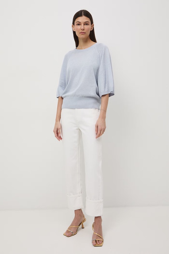 Medicine jeansy straight damskie biały RS26-SJD505