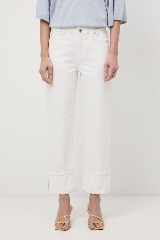 Odzież Medicine jeansy straight damskie RS26-SJD505 biały