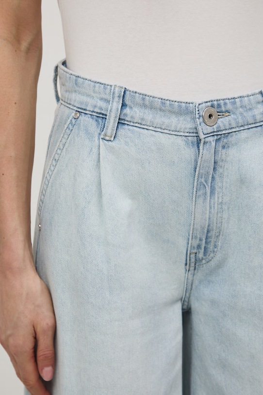 Medicine jeansy wide leg damskie niebieski RS26-SJD507