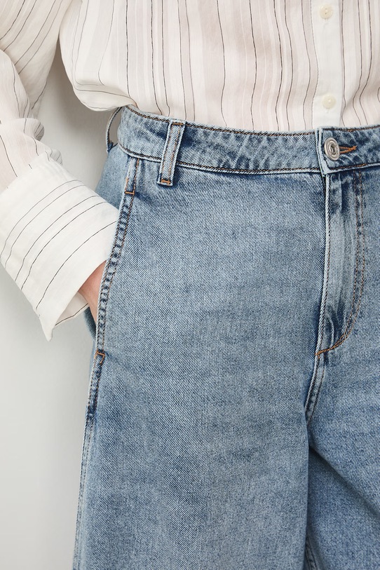 Medicine jeansy slouchy damskie niebieski RS26-SJD508