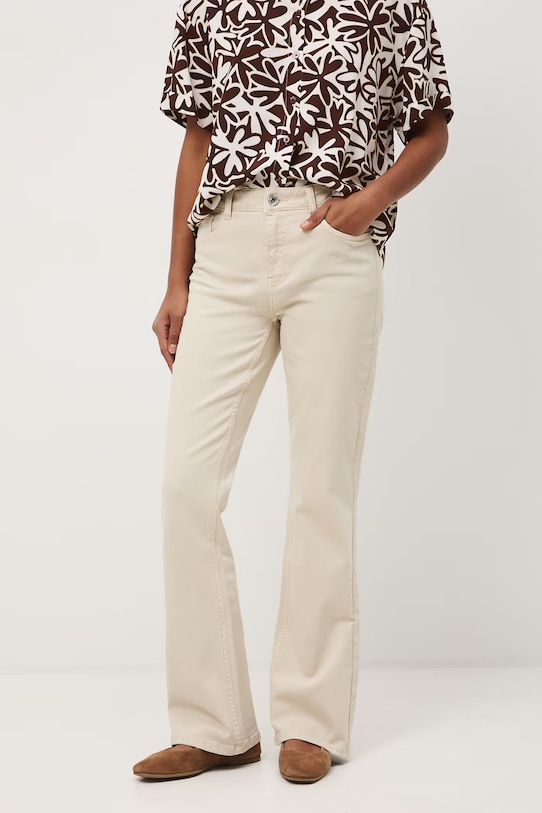 Medicine jeansy flare damskie beżowy RS26-SJD509