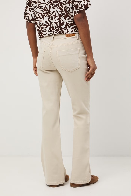 Odzież Medicine jeansy flare damskie RS26-SJD509 beżowy