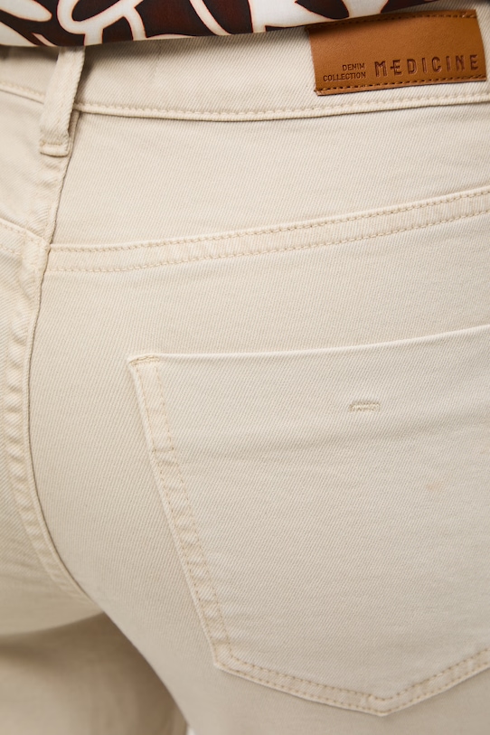Medicine jeansy flare damskie beżowy RS26-SJD509