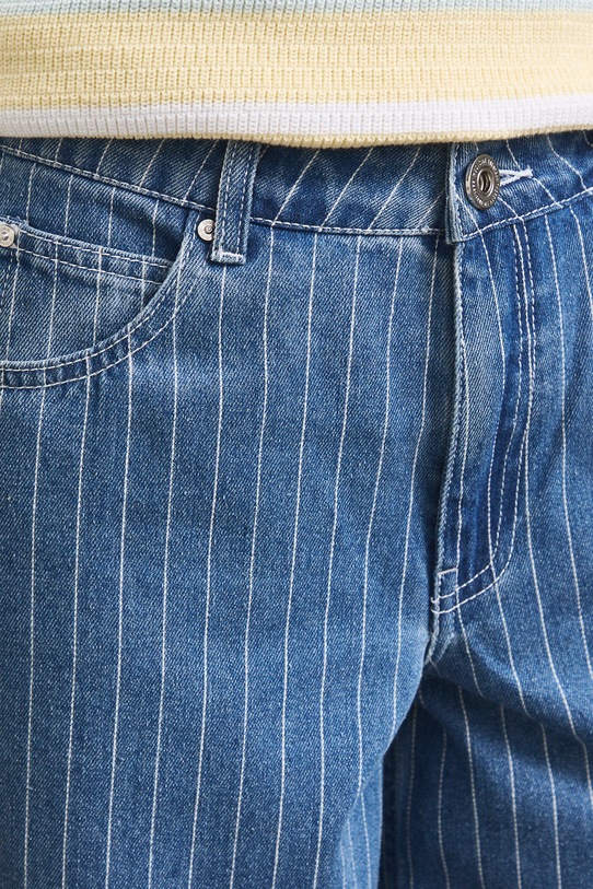 Jeansy wide leg damskie niebieski RS26-SJD801