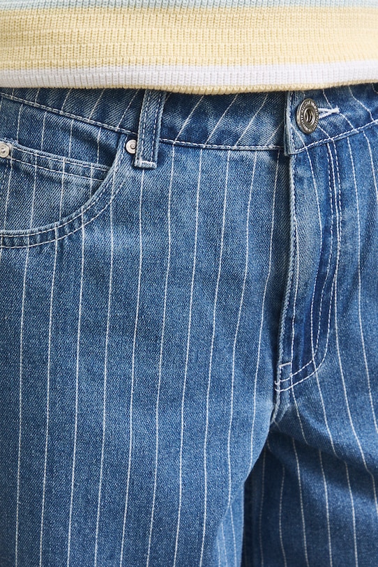 Jeansy wide leg damskie niebieski RS26-SJD801