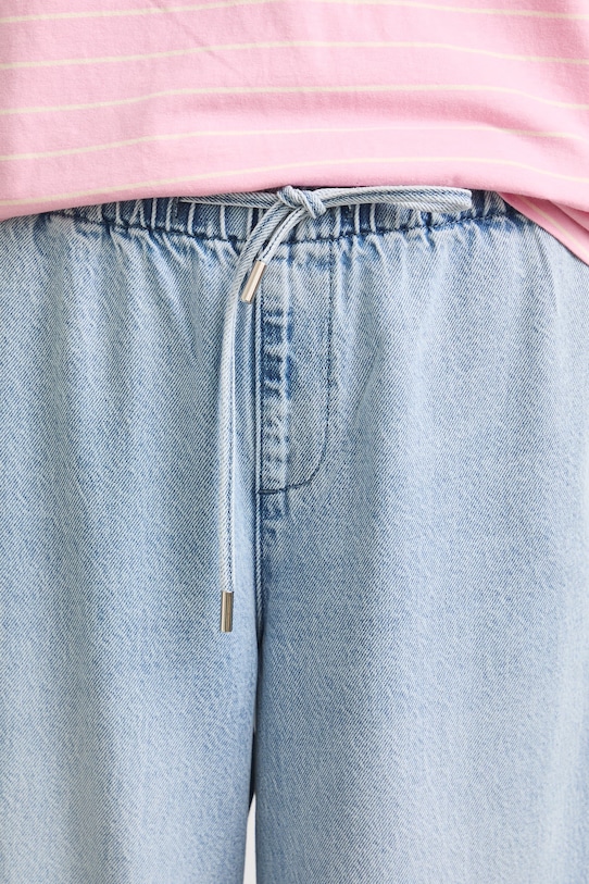 Jeansy wide leg damskie niebieski RS26-SJD802