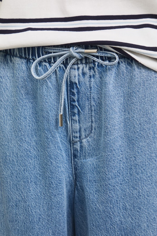 Jeansy wide leg damskie niebieski RS26-SJD802