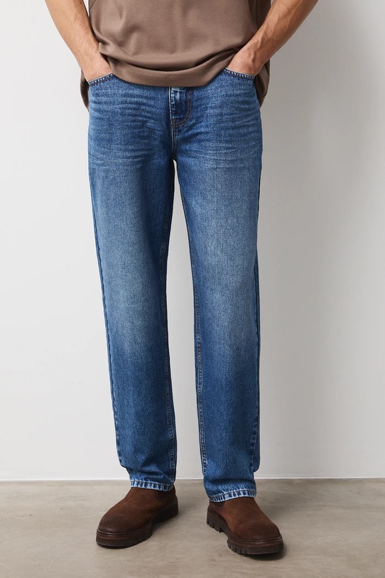 Medicine jeansy bawełniane RS26-SJM103 niebieski RS26