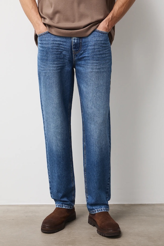 Medicine jeansy bawełniane RS26-SJM103 niebieski RS26