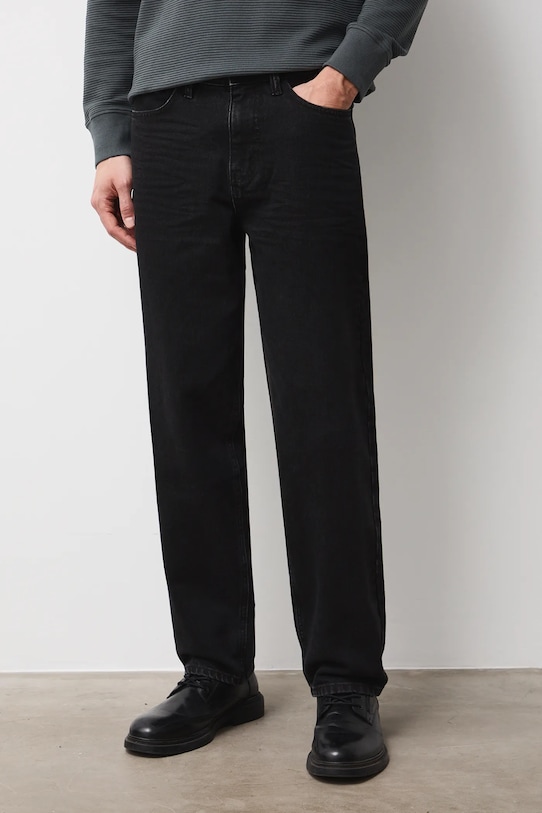 Medicine jeansy bawełniane RS26-SJM103 czarny RS26