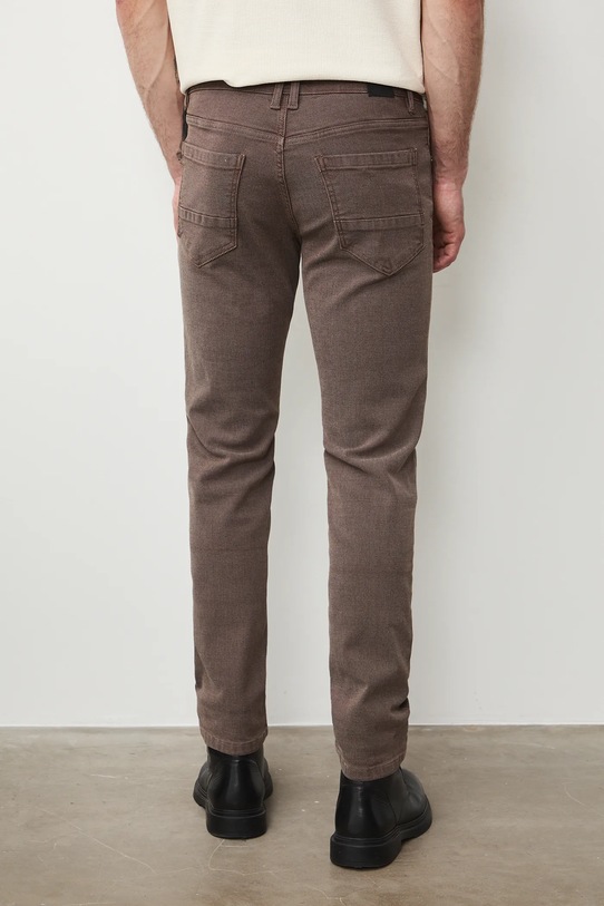 Odzież Medicine jeansy slim fit męskie RS26-SJM303 brązowy