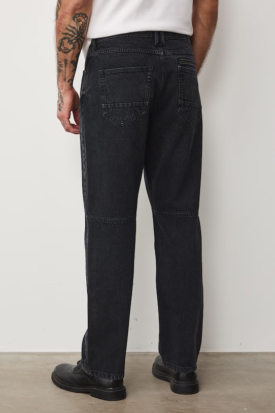 Odzież Medicine jeansy loose męskie RS26-SJM403 czarny