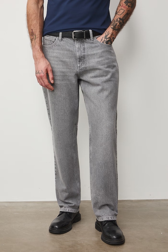 Medicine jeansy loose męskie szary RS26-SJM403