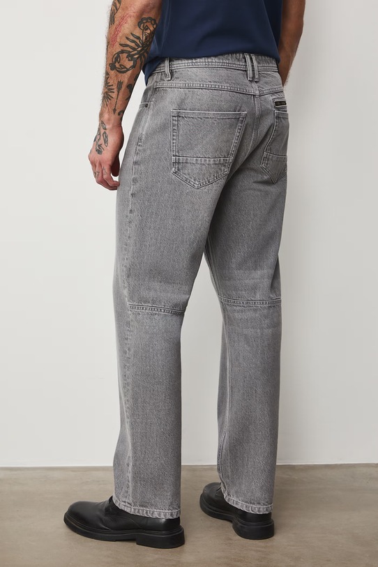 Odzież Medicine jeansy loose męskie RS26-SJM403 szary