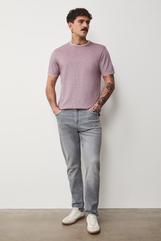 Medicine jeansy tapered męskie RS26-SJM404 szary RS26