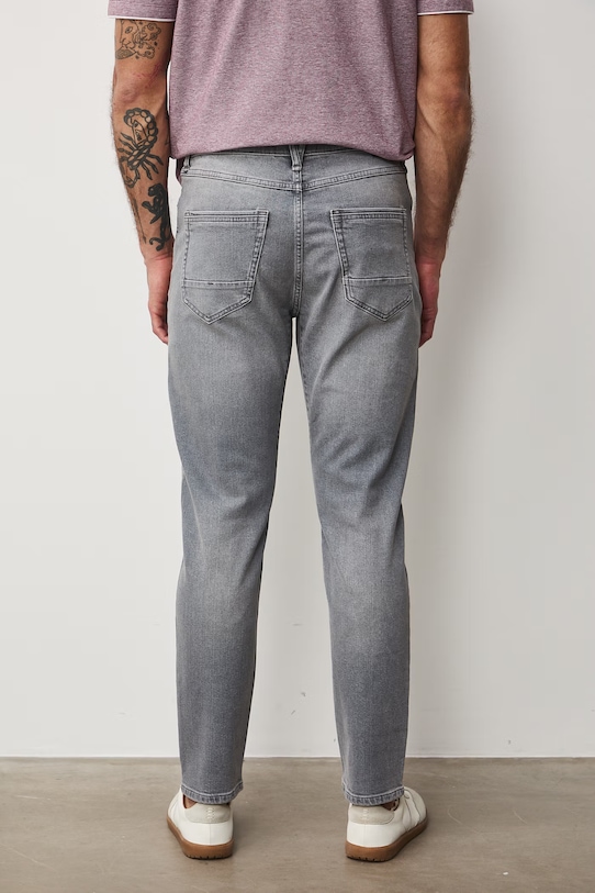 Odzież Medicine jeansy tapered męskie RS26-SJM404 szary