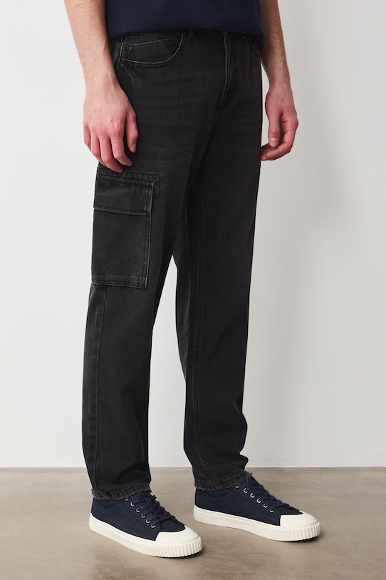 Medicine jeansy regularne męskie czarny RS26-SJM505