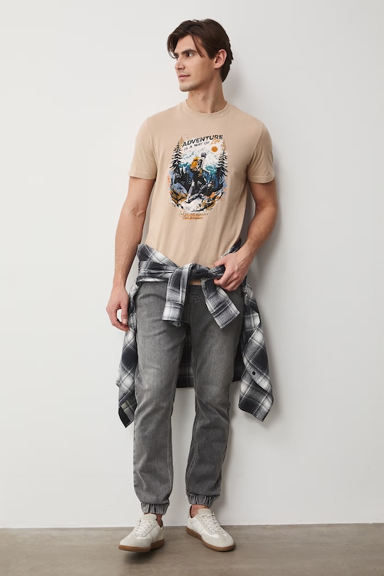 Medicine jeansy jogger męskie szary RS26-SJM506