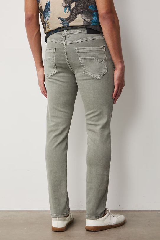 Odzież Medicine jeansy slim fit męskie RS26-SJM605 zielony